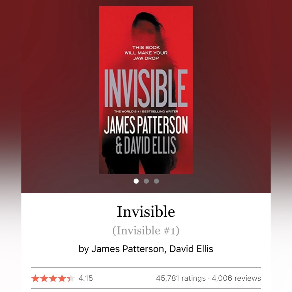 Invisible by James Patterson